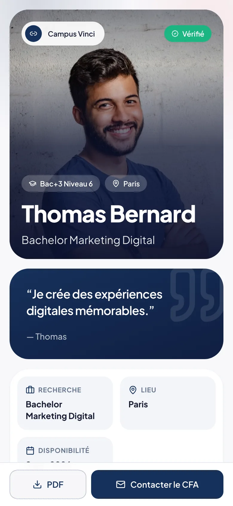 Smart Link Cartes sur mobile